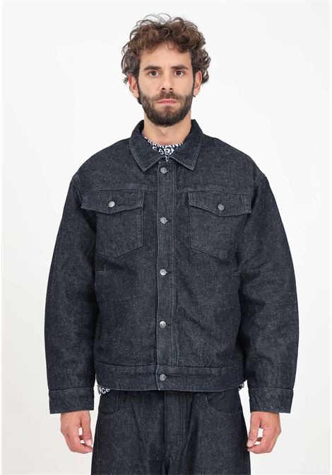 Blue denim padded jacket for men ARMANI EXCHANGE | XM000133AF10905MB001